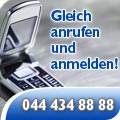 Gleich anrufen und anmelden 044 434 88 88